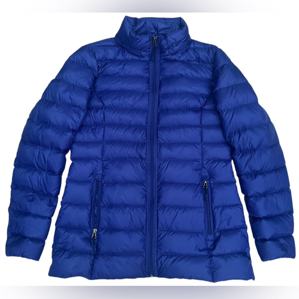 32 DEGREE NWOT Women’s Packable Hooded Lightweight Water Resistant Blue Puffer - Picture 5 of 13